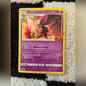 Holo Mismagius 2021 Halloween Pokemon card